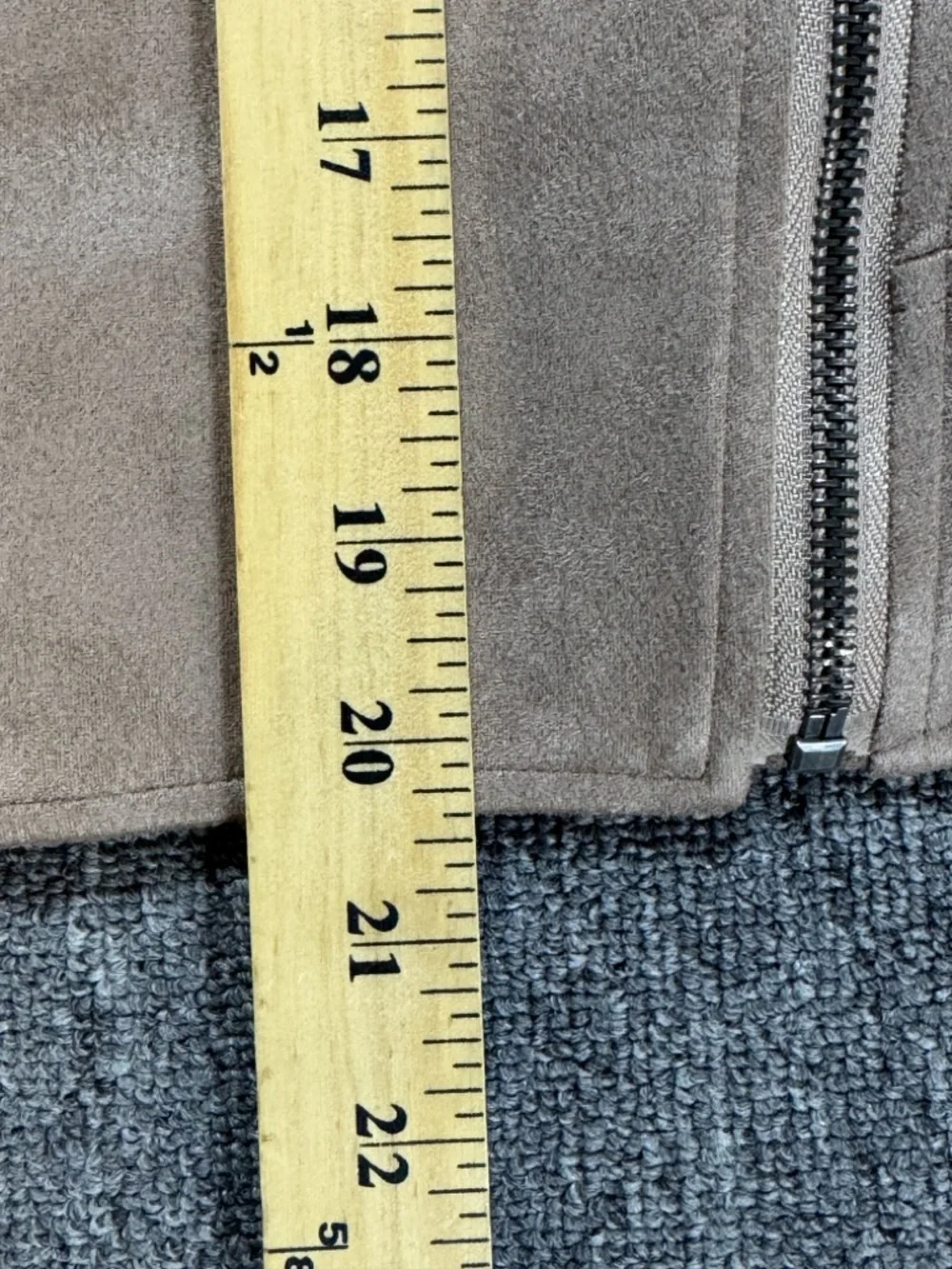 BB Dakota Steve Maden Women's Tan Faux Suede Jacket Size Medium - Picture 10 of 15